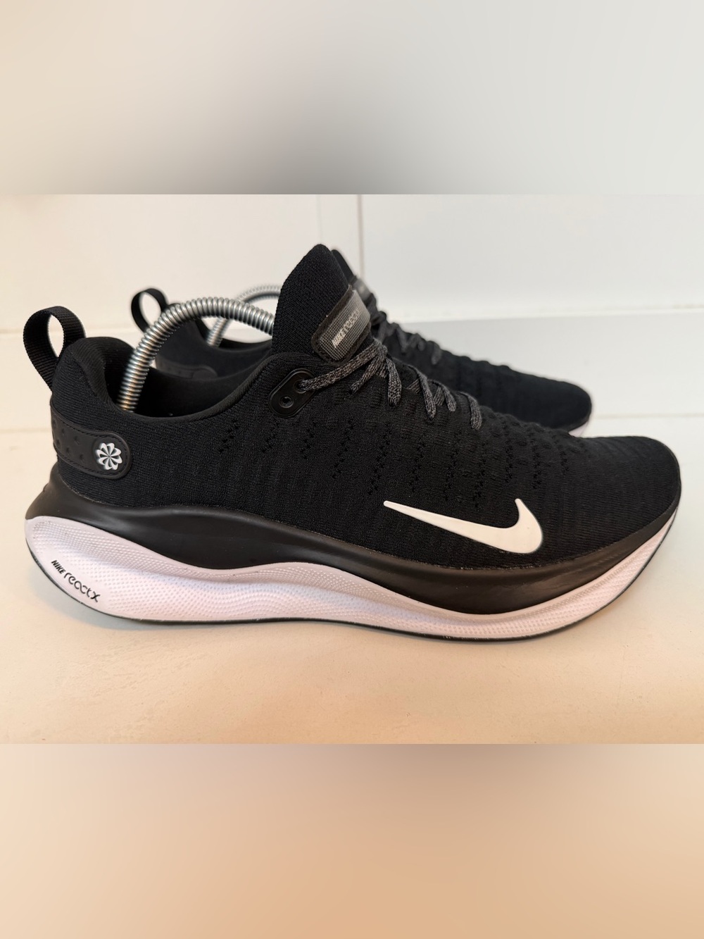 Nike ReactX Infinity Run 4 Running Shoes Black DR2665-001 Men Size 10.5